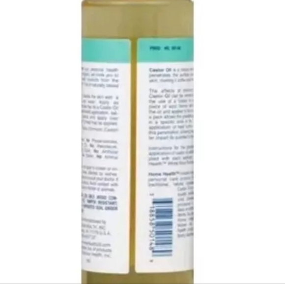 HOME HEALTH - Organic Castor Oil 16 floz - Cold-pressed - Non-GMO - Picture 3 of 3